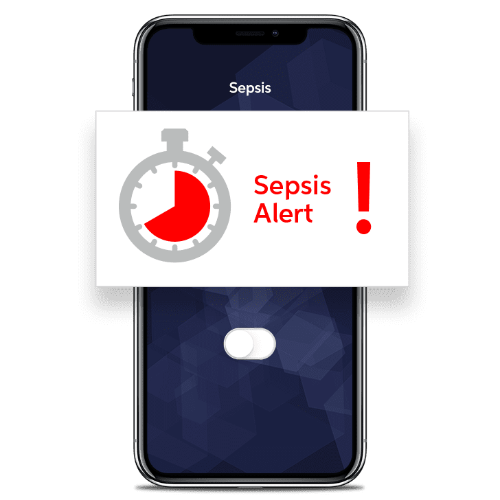 Sepsis Alert on Phone