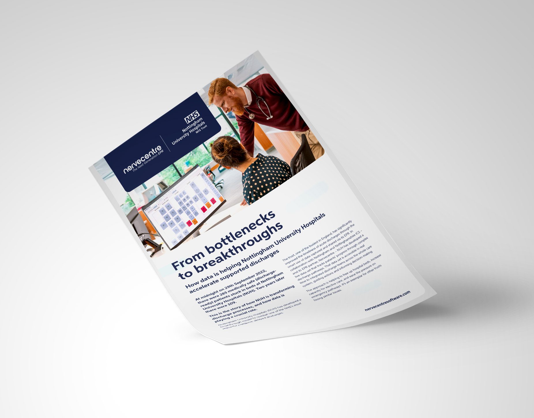 Download the case study - driving down discharge delays